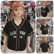 [에꼴리에] 24년 여름신상! #쿨스판 베이스볼 셔츠~ 빠른배송# 시원한 소재! 주니어 여아용! 스커트 셋업의 시원하고 편안하며 멋스럽고 활동적인 4부 쿨 스판 베이스볼 셔츠