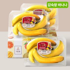 [프루미츠] 쫀득한 감숙왕 바나나 3팩 2.2kg, 2.2kg 3입, 3개