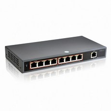 [이지넷유비쿼터스] 이지넷 NEXT-POE6008F [스위칭허브/8포트+Uplink 1포트/1000Mbps/PoE+]