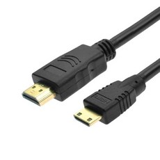 HTC-100 미니 HDMI 호환 케이블 캐논 EOS 60D 5D3 5D2 5D 6D 7D 70D 80D 5DSR 5DS 750D 760D 5D4 카메라용, 01 Straight, 1개