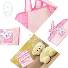 마음을끄는잡화점 토끼주머니 인형포대기 인형어부바띠 유아인형포대기