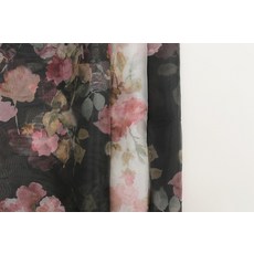 오간자꽃코사지