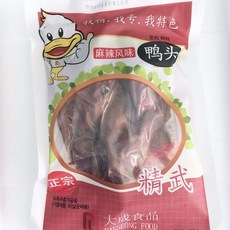 [천천중국식품]국내산 마라맛 오리머리, 1개, 200g