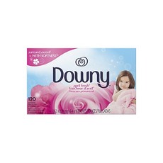 다우니 건조기 드라이 시트 에이프릴 프레쉬 본품 120매, 300g, 1개