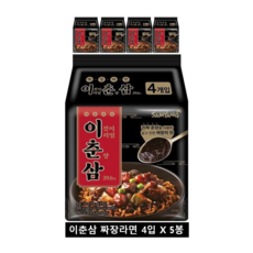 이춘삼 짜장라면 128g, 20개