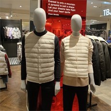 테이트 TATE NC06 공용UV변형경량덕다운조끼 KAAW9 UVT900