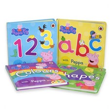 [페파피그] Peppa Pig ABC 보드북 4종 세트 (Board book), Ladybird