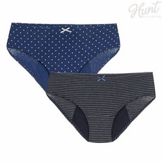 헌트이너웨어 주니어 스트라이프 도트 2종 위생 팬티 HIWP623J4W 18