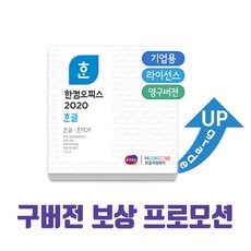 한컴오피스 2020 한글 Open 라이선스 업그레이드 프로모션(2개이상 구매가능)