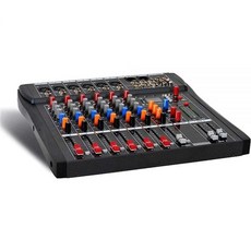 스튜디오 믹싱 데스크 6 8 12 16 채널 컴팩트 오디오 믹서 블루투스 USB DJ 사운드 콘솔 48V 모니터 앰프 12way