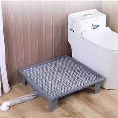 자동배출 배변판 화장실 스테인레스 자동배수 배변매트, 1개, 매립형-18mm아연도금메쉬