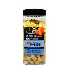 바이독 건강동결건조 연어 트릿 간식 140g, 1통, 연어맛