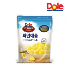 Dole 냉동 파인애플 다이스 1kg [아이스박스 무료포장], 3개