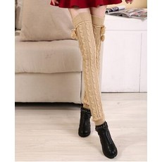 카키색무릎양말