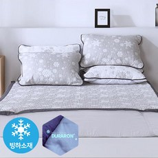 [1+1] 아이레 휴비스 여름 패드 듀라론 냉감패드 킹 (K) 쿨매트