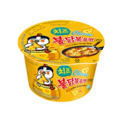 삼양 치즈불닭볶음면 큰컵 105g, 5개