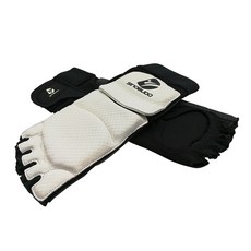 위닝글러브 contender 킥복싱글러브반손가락 태권도 손 보호대/다이아몬드 권투 훈련 장갑 무술 장비 WTF, 01 foot guard_06 XL