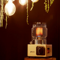 키친아트 휴대용 가스난로 캠핑용 낚시용 난로, 1개