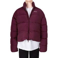 발렌시아가 19FW 버건디 C 셰이프 다운 자켓 556240 TYD36 6164