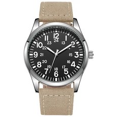 쿼츠시계 일본 무브먼트 필드 워치 읽기 24H 디스플레이 42mm