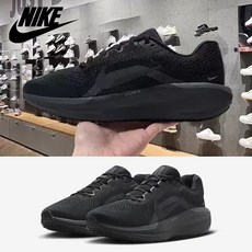 [국내매장판] 나이키 남성 윈플로 11 런닝화 트리플 블랙 사계절 데일리 푹신한 쿠션 발편한 통풍 트레이닝 헬스화 조깅화 운동화 신발