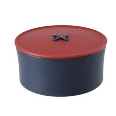 빅피플 단추 안에 실과 바늘 반짇고리 XM30, 블루레드