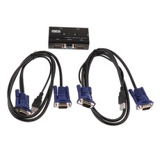 ZLD USB KVM 스위처 VGA 출력 스위치 KVM 분배기 박스, 1