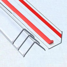 XHWUDIClear Self-Adhesive Wall Corner Guards Walls Edge Protector & Corner Protectors for Wall Furn, 1in x 39.5in, 4, 1개