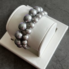 왕진주 2사이즈 스트레치 벤딩 팔찌 세트 2 Size Stretch Bending Pearl Bracelet Set