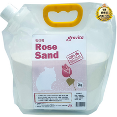 그로비타 햄스터 장미향 목욕 모래, 2kg, 12개