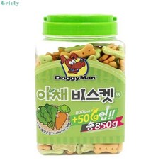 도기맨 야채 비스켓 SS 850g 대용량 강아지 과자 쿠키