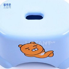 블루몬 목욕의자 카카오 욕실의자(라이언) 목욕탕의자 화장실의자 좌식의자 욕실용품, 1개