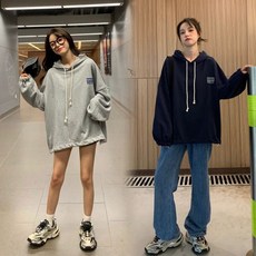 후드집업 스트링 후드티 여자맨투맨 비샵 와이드 예쁜후드티 여자후드집업 루즈핏후드티 티셔츠 201002