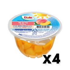 Dole 후룻볼 망고 과일 통조림 16개, 1개