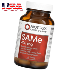 라이프 밸런스 프로토콜 SAMe 글리세린 효능 400mg 60정, 1개