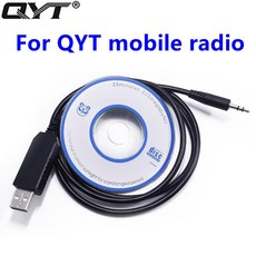 QYT 용 USB 프로그래밍 케이블 KT 8900 KT 8900R KT 8900D KT 7900D KT 980PLUS KT 780PLUS 모바일 라디오 지원 Win10|usb p, 단일, 1개, 단일