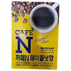 노브랜드 까페N 헤이즐넛향 1g, 100개입, 1개