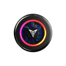  FlyDigi B6X 빠른 냉각 라디에이터 범용 핸드폰 사일런트 냉각기 팬 20W 반도체 자기 방열판 RGB, 02 B, 한개옵션1 