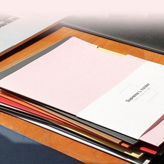 아날로그 슈프림 A4 L홀더 사피아노 클리어화일 파일홀더, 그레이