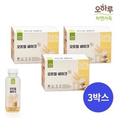 [오하루 자연가득] 오트밀 쉐이크 36입 /3박스, 600g, 3개