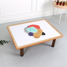 한목가구 아트 접이식테이블 4인~6인상 900x600, 사각960-레인보우