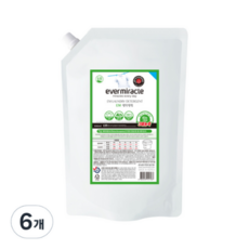 에버미라클 EM 세탁세제 프리미엄 리필, 800ml, 12개