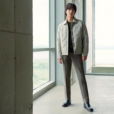 지오지아 [6컬러] 24FW 소프트터치 테이퍼드핏 데일리 기본 슬랙스 ADE4PP1901 CM9344