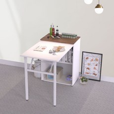 텐스페이스(10SPACE) 텐스페이스 루체 600 접이식식탁 테이블 소형 RA11R, 그레이