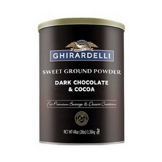 기라델리 다크 스위트 그라운드 초콜릿 코코아 파우더 1.36kg, 1개