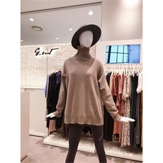 지컷 슬릿 소매 터틀넥 니트 7218450025