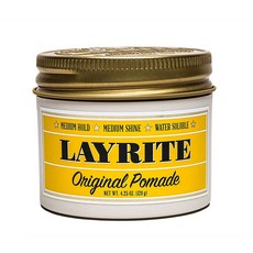 Layrite Original Pomade 레이라이트 오리지널 포마드 광택 중 고정 중 120g