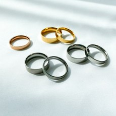 써지컬스틸각인반지3mm