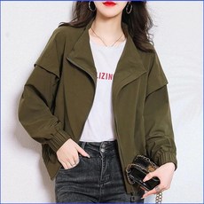 여성 봄가을 아우터 긴팔 자켓 루즈핏 카디건 상의 코트