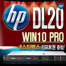 DL20 G10 (E-2224 16GB 2TB WIN10) 서버 HP